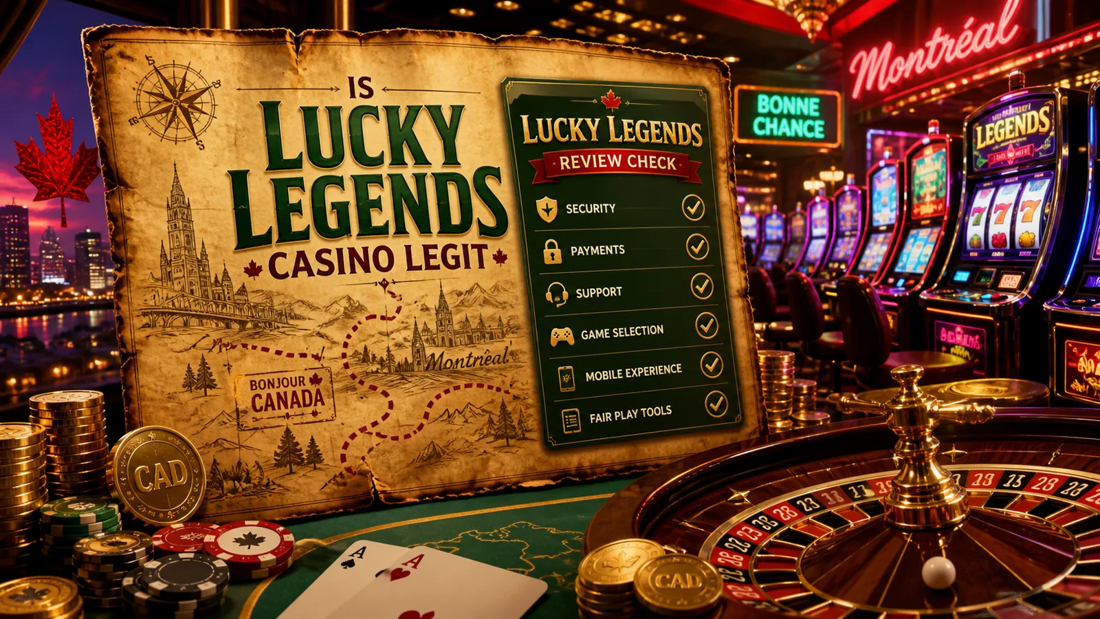 Is Lucky Legends Casino Legit content banner